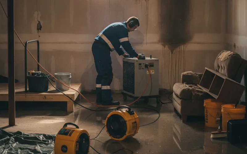 Dayton Water Damage Pros at work